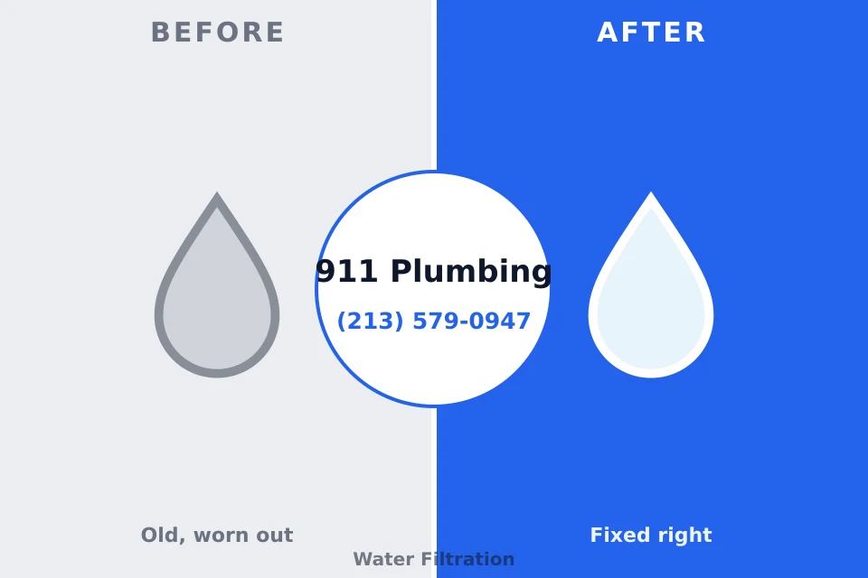 Before and after: plumbing repair Medical Lake, WA